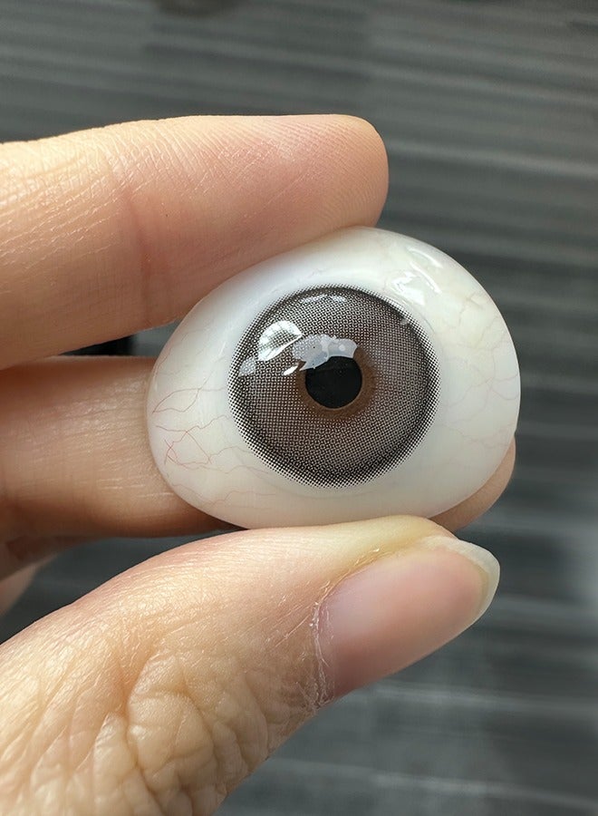 سيدة جديدة عدسات لاصقة ملونة رمادية من فريش ليدي للاستخدام السنوي - Image 4