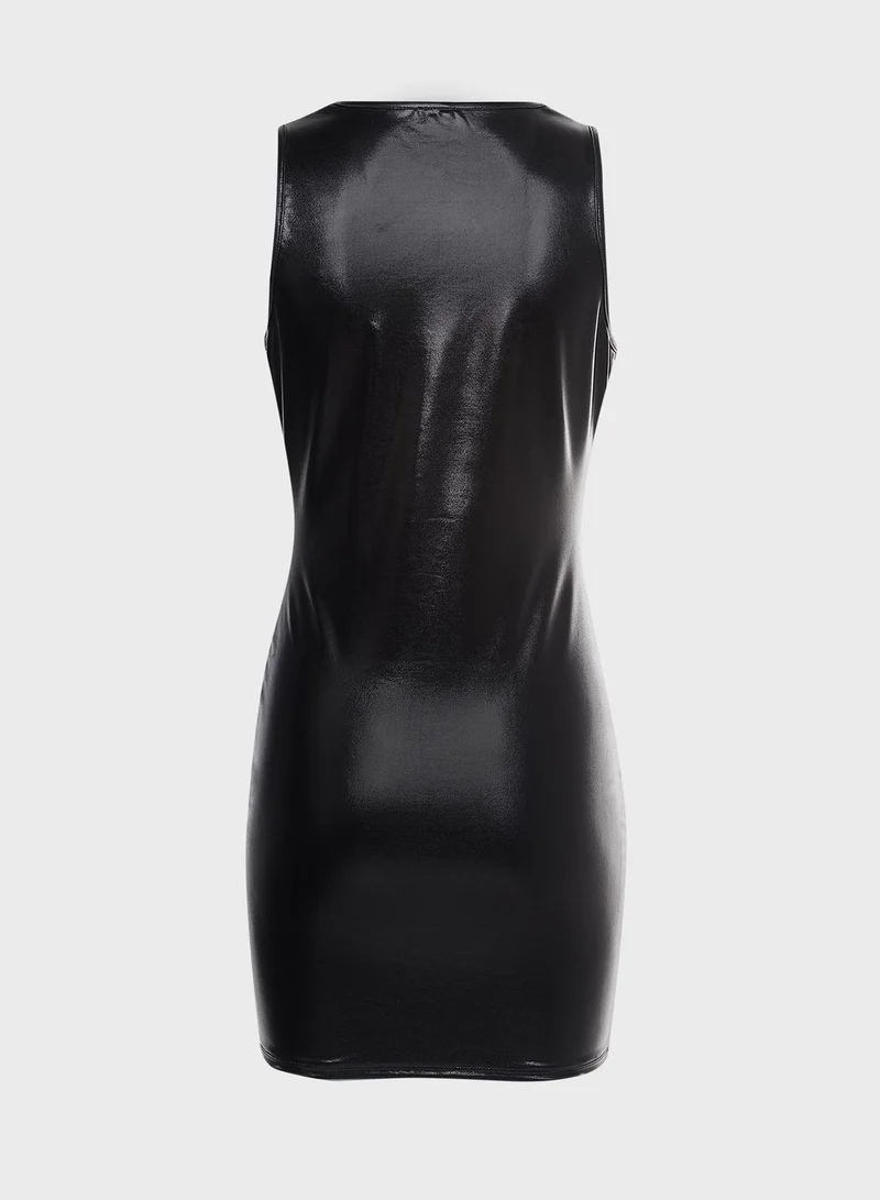 Ann Summers Lace Trim Plunge Dress