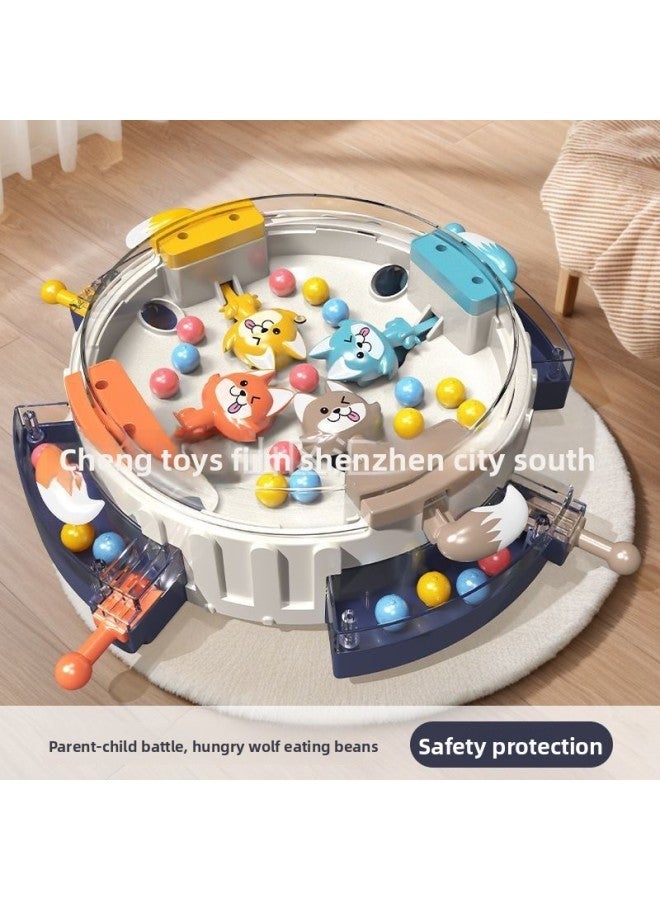 2025 New Cross-Border Amazon Toy Frog Pac-Man Hungry Wolf Pac-Man Multiplayer Battle Children's Educational Toy