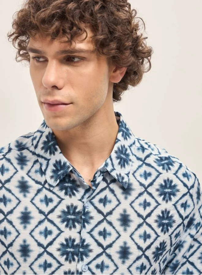 THE BEAR HOUSE Men's Shirt for Casual and Formal Wear | Classic Button-Down Style for Office, Daily Use, Travel, Events & All-Season Outfits | Versatile & Stylish Wardrobe Essential for Every Occasion