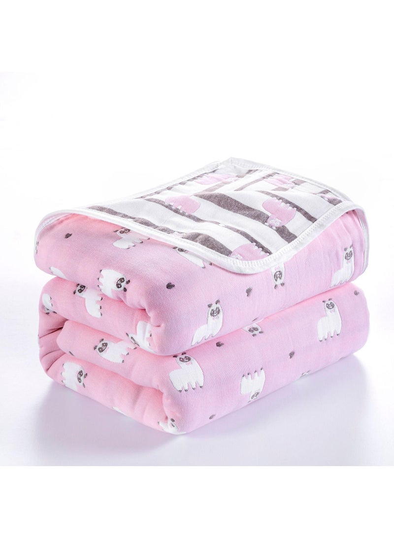 Y&D 150*200cm Six Layer Absorbent Cotton Towel Summer Cool Blanket  - Image 1