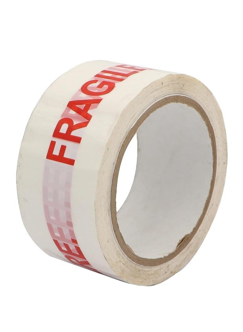 Fragile Tape - White, 48 mm x 75 m (Pack of 2) - Image 1