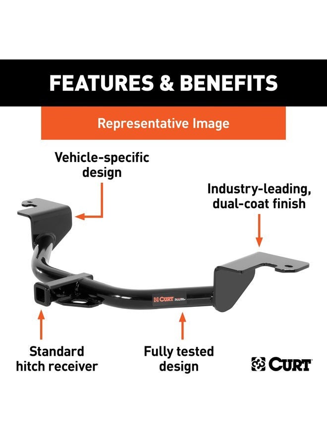 Curt 113723 Class 1 Trailer Hitch With Ball Mount, 1-1/4-Inch Receiver, Compatible With Select Lexus Gs300, Gs350, Gs430, Is250, Is350 - Image 3