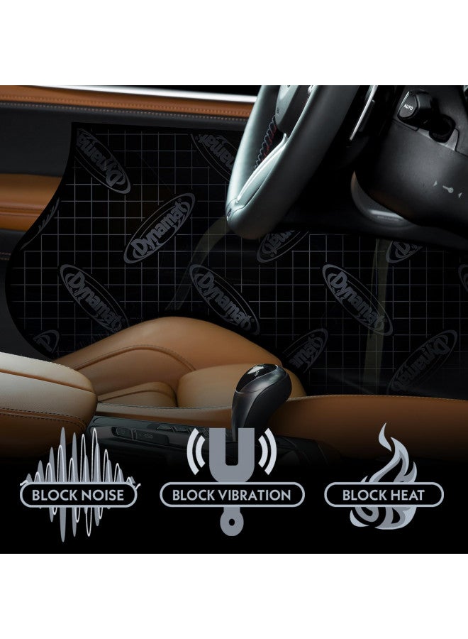 Dynamat Dynamat Dynamat Xtreme Sound Deadening Car Insulation Door Kit Pre Cut Noise Dampening Kit for 2 Standard Car Doors Easy Self Adhesive Install 4 Sheets 12x36 Each, 12 sq ft total - Image 1