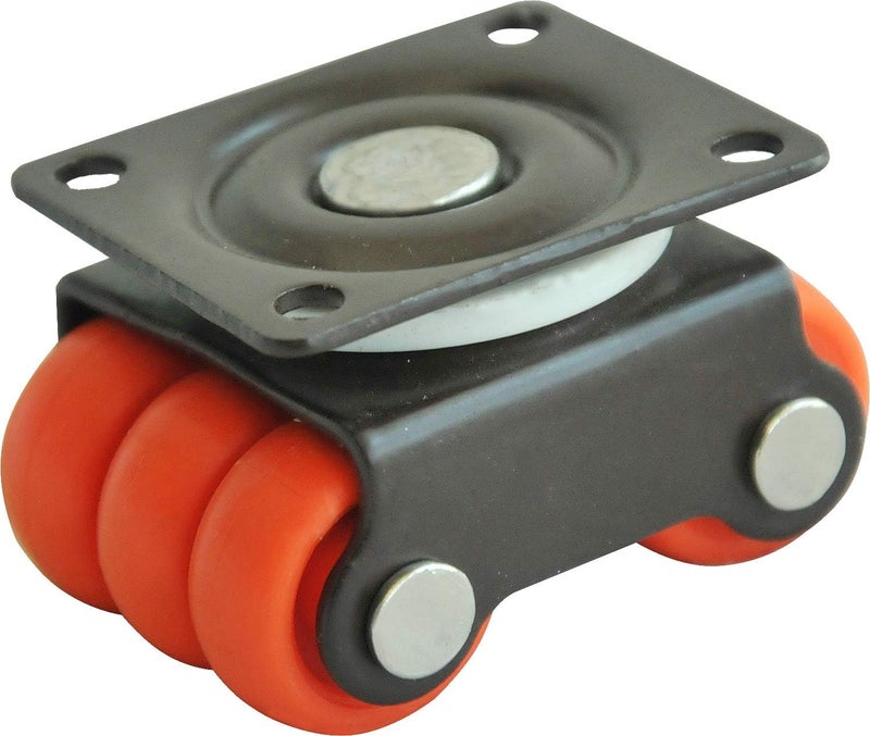 APPSTER 8pcs Revolving Six Wheel Castor Roller Baby Sixer Caster Wheels Size 20mm 360 Degrees Rotating Heavy Duty 80Kg Load Capacity for Trolley Furniture Table - Image 2