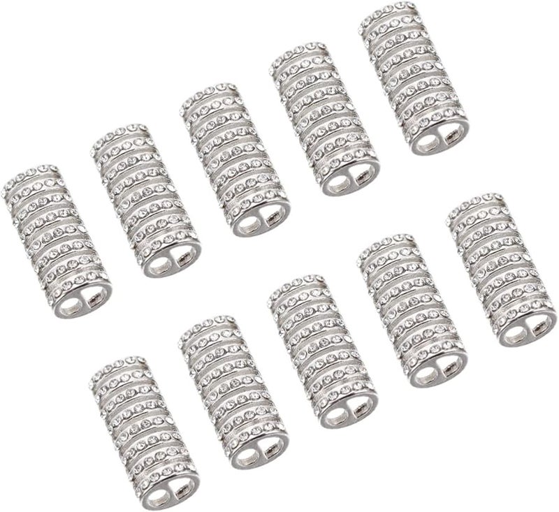 10Pcs Silver Alloy Watchband Adapters Compatible with Se Easy Installation Lightweight Connectors - Image 1