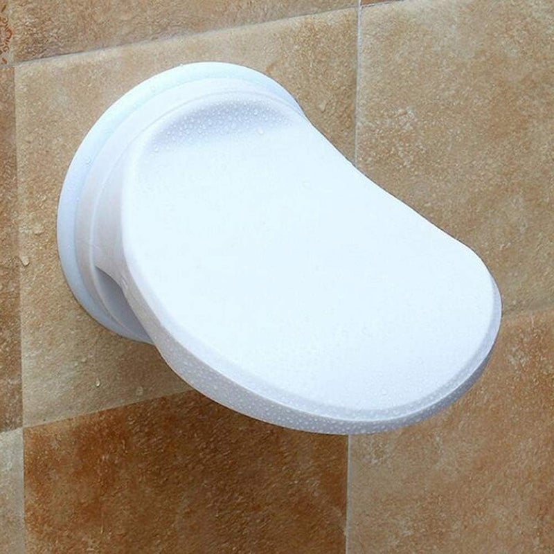 كلاراكو 1 قطعة مسند قدم وحامل مقبض دواسة وكوب شفط ودواسة قدم غير قابلة للانزلاق للحمام والدش ومقعد استحمام للحلاقة والساقين ومقعد الاستحمام ومرحاض الزاوية ومسند الساق وخطوة الاستحمام - Image 3