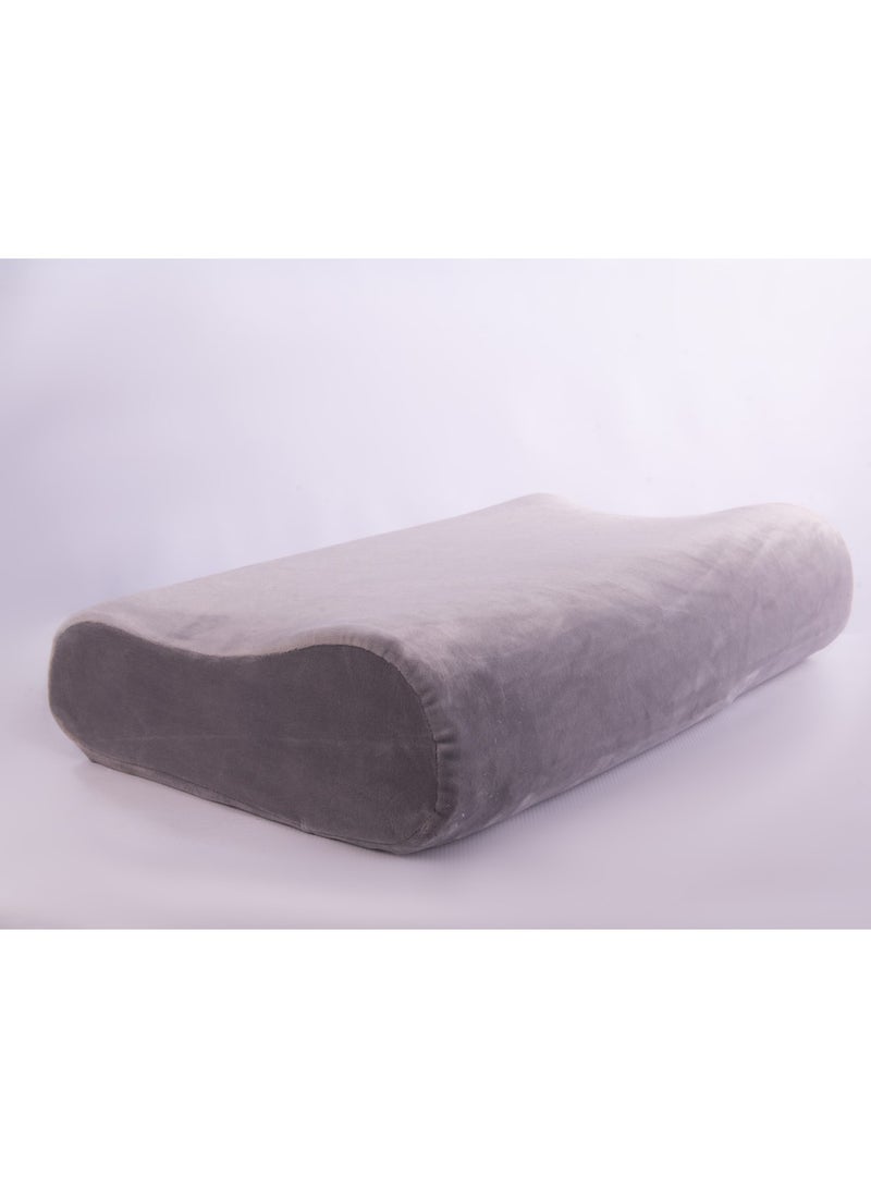 HT Medical bed pillow for sleeping, German memory foam to prevent neck, shoulder and spine pain (Grey, 60 * 30) - Image 3