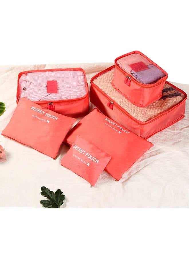 6-Piece Packing Organizer Set Pink - Image 1