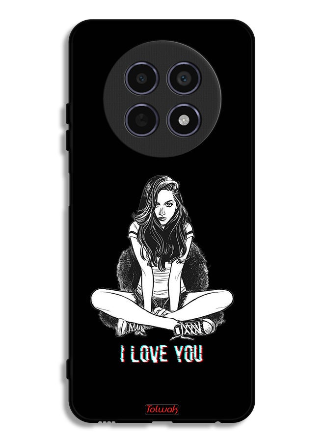 Tolwak Realme 12x 5G Protective Case Cover I Love You Art - Image 1