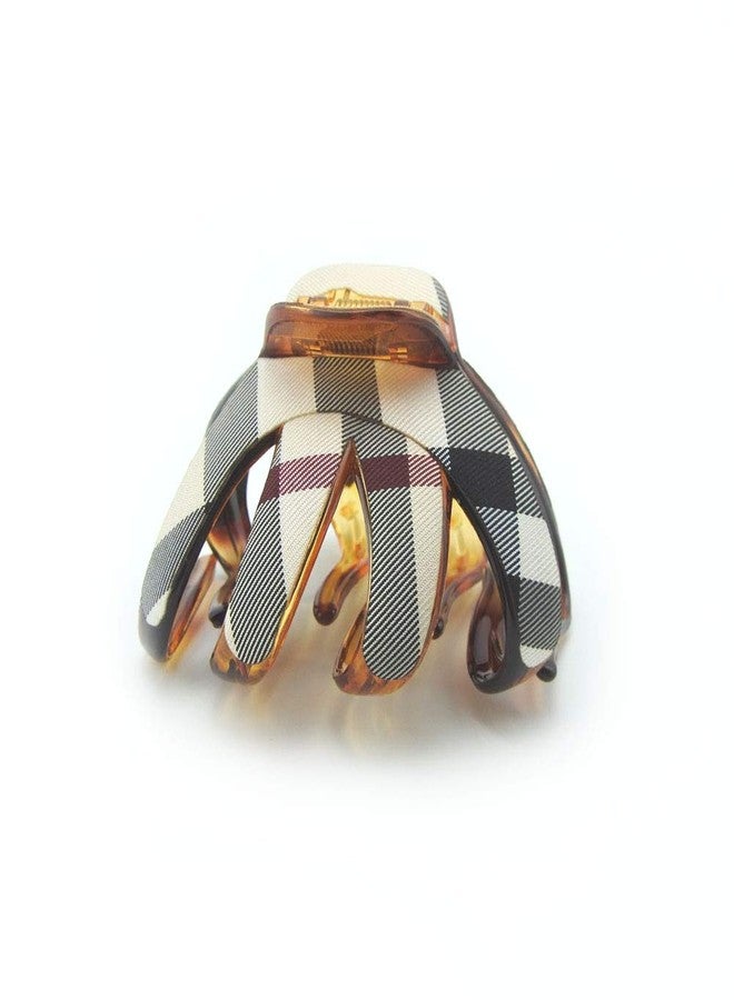 Meilliwish Noble Beautiful Big Large Elegant Temperament Women Ponytail Holder Hair Claw Clip(D104)(Black) - Image 2