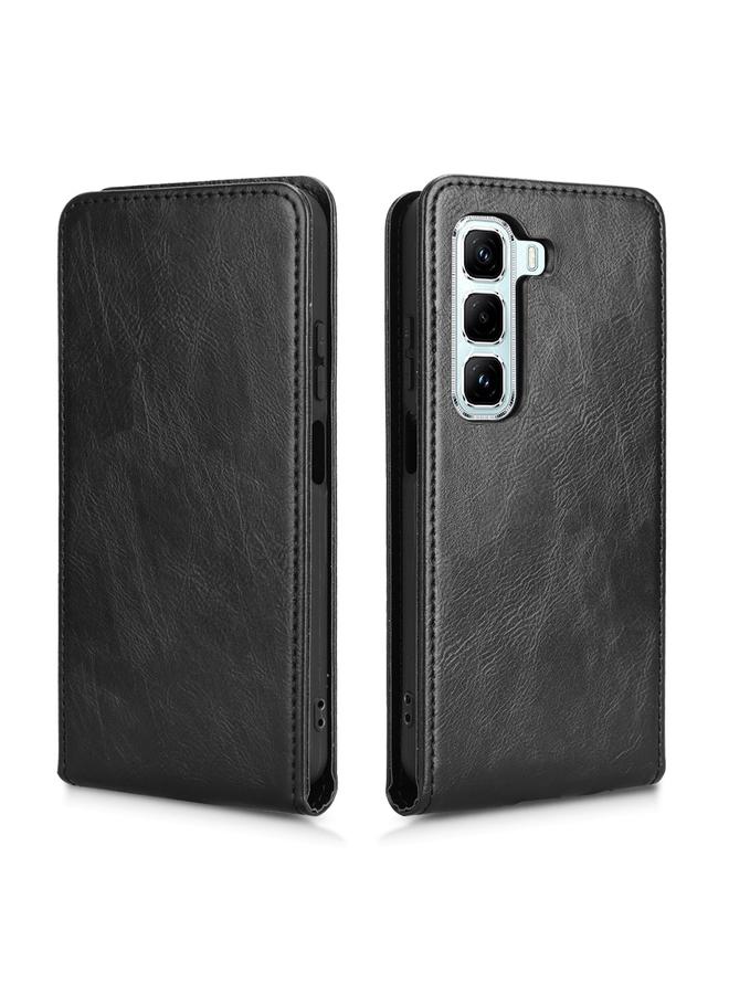 S-TOP Case For Infinix Hot 50 5G Magnetic Vertical Flip Leather Phone Case - Image 2
