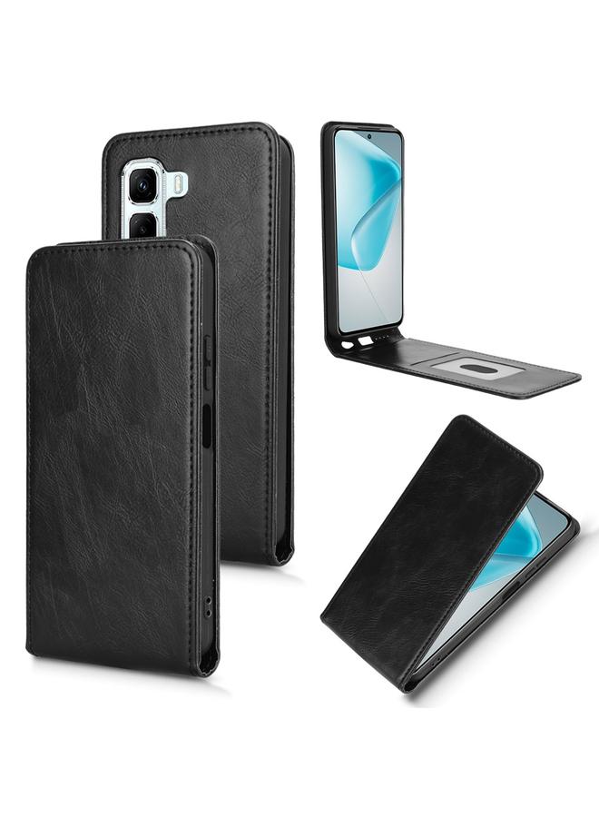 S-TOP Case For Infinix Hot 50 5G Magnetic Vertical Flip Leather Phone Case - Image 1