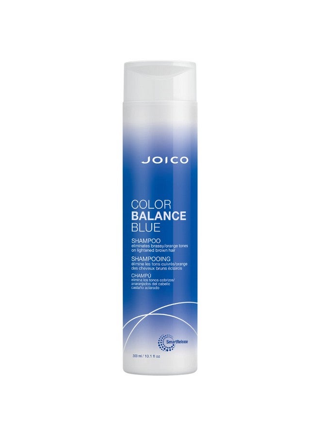 Joico Color Balance Blue Shampoo | For Lightened Brown Hair | Eliminate Brassy Orange Tones | Boost Color Vibrancy & Shine | UV Protection | With Rosehip Oil & Green Tea Extract | 10.1 Fl Oz - Image 1