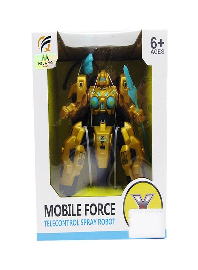 ميلانو الروبوت الألي فضي مع ريموت تحكم - QF217-1A - Image 1