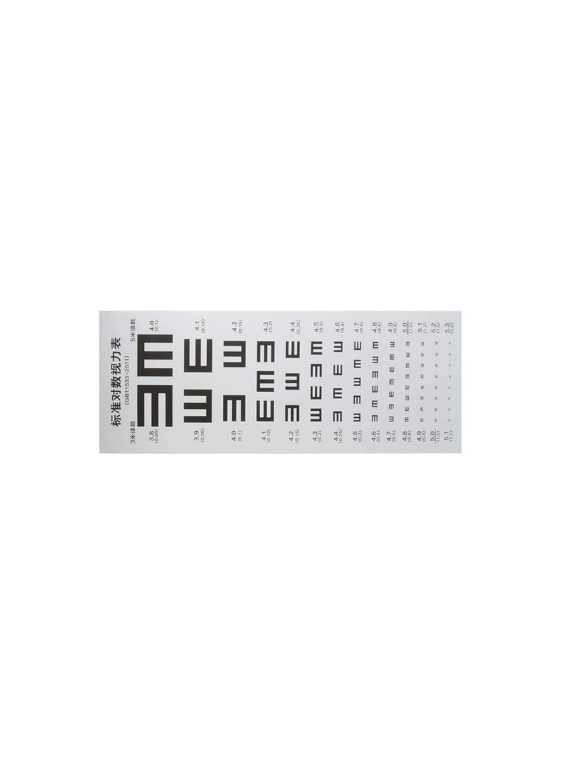 GGOOT Kids Standard Eye Chart Clear Visual Testing Chart for Home School - Image 3