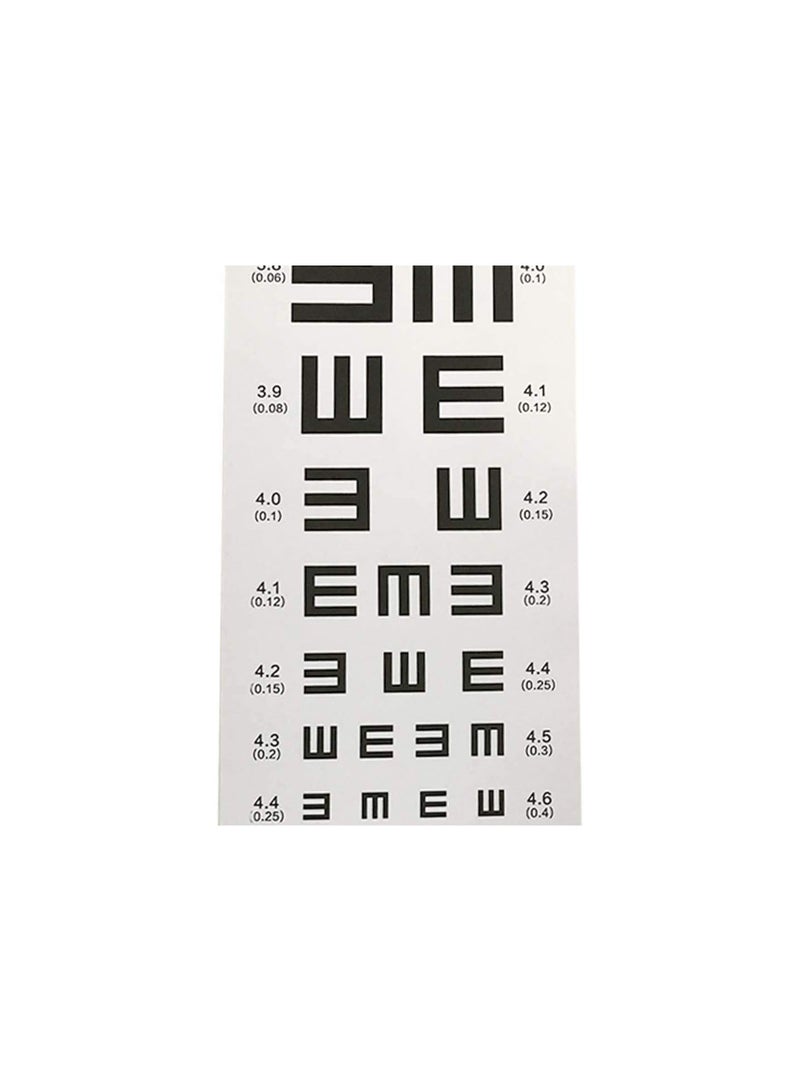 GGOOT Kids Standard Eye Chart Clear Visual Testing Chart for Home School - Image 4