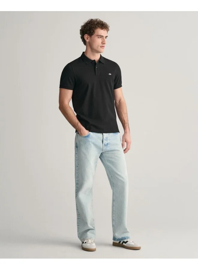 غانت Gant Regular Fit Shield Piqué Polo Shirt