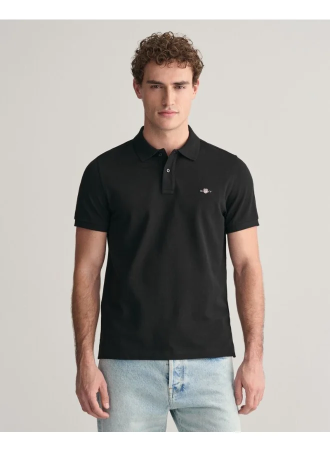 غانت Gant Regular Fit Shield Piqué Polo Shirt