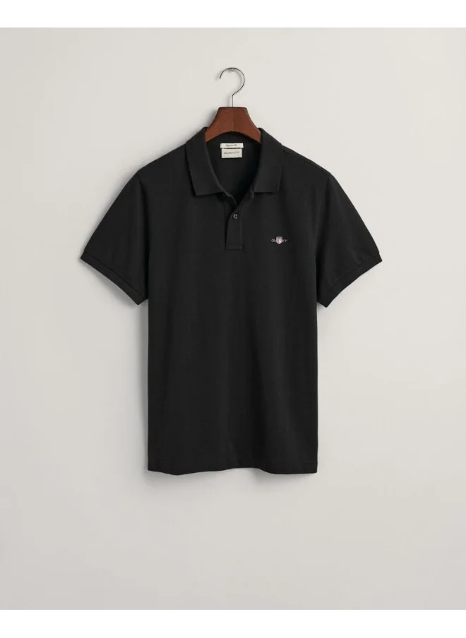 غانت Gant Regular Fit Shield Piqué Polo Shirt