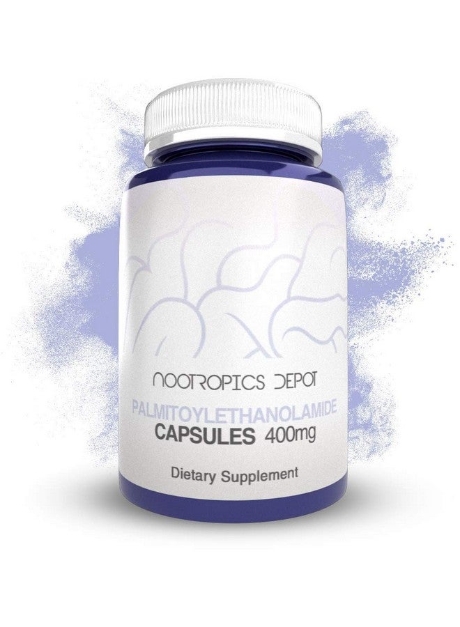 Nootropics Depot Palmitoylethanolamide Capsules ; Pea ; 400Mg Pills ; 30 Count ; Promotes Healthy Inflammatory Responses - Image 2