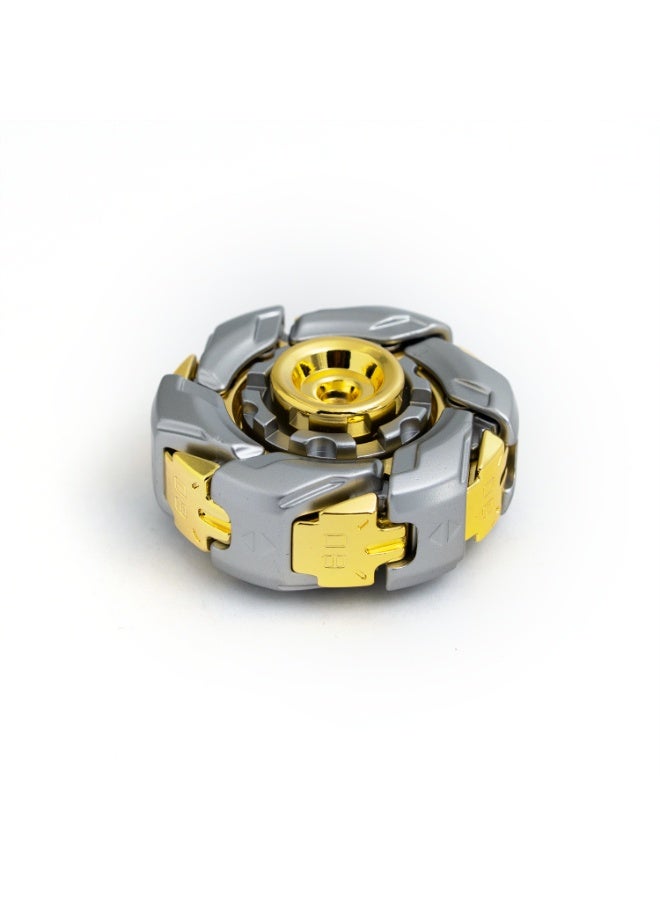 Clasico سبينر فidget من الفضة والذهب الممتاز – لعبة تخفيف الضغط الثقيلة للبالغين والمراهقين | دوران سلس، سبيكة متينة، أداة مكتبية رائعة - Image 2