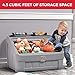 Step2 2in1 Toy Box Art Lid Kids Toy Storage Bin Organizer Easel Chest in One Made of Durable Plastic For Toddlers 2 Years Old Gray - Image 2