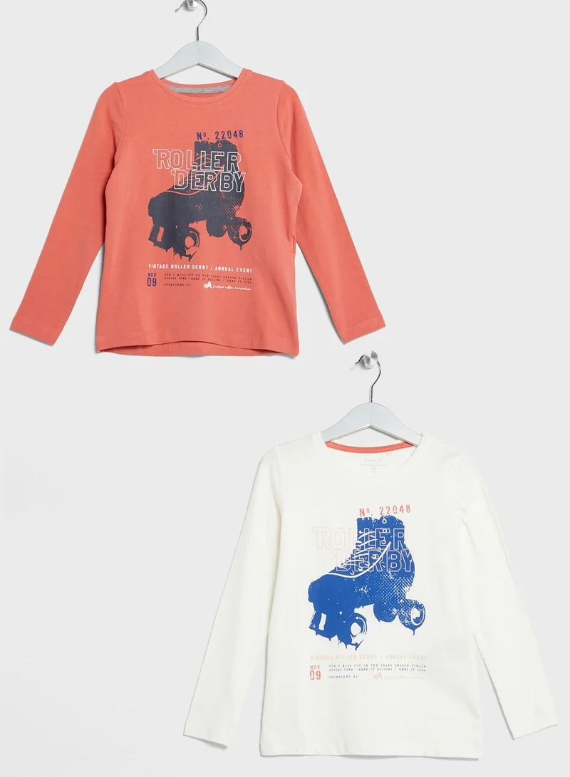 NAME IT Little 2 Pack Graphic T-Shirts