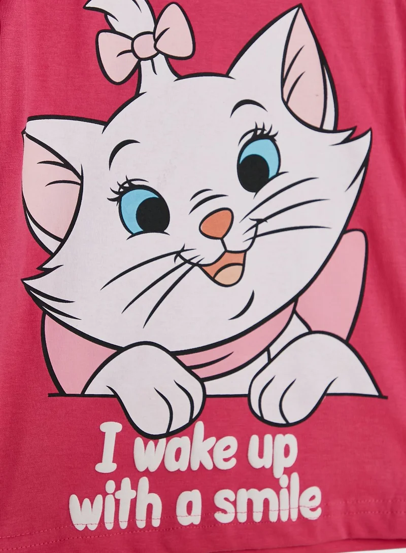 Disney Kids Marie Print T-Shirt