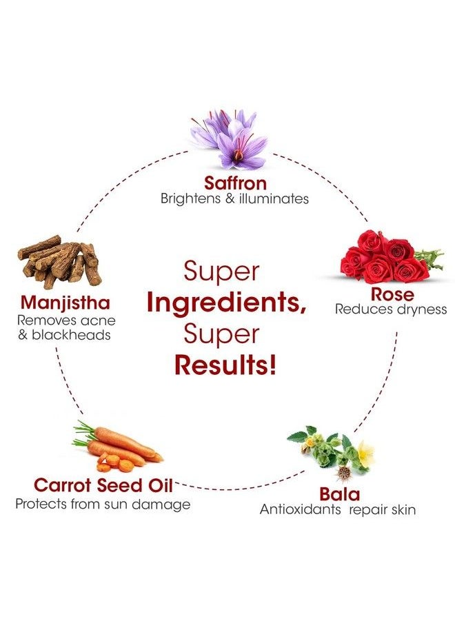 TAC - The Ayurveda Co. واقي شمس كومكومادي خفيف للغاية بعامل حماية من أشعة الشمس 50 مع حماية من الأشعة فوق البنفسجية UVA/Uvb Pa+++ للبشرة الباهتة والجافة للنساء والرجال وجميع أنواع البشرة 50 جرام  - Image 3