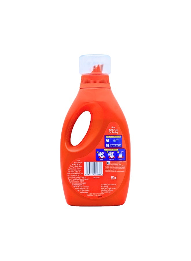 تايد ماتيک سائل منظف للغسيل 850 مل – يزيل البقع الصعبة بقوة تنظيف عالية للغسالات الأوتوماتيكية - Image 2