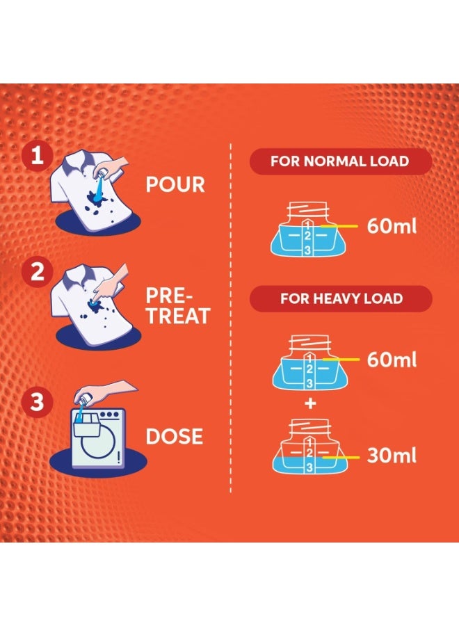 تايد ماتيک سائل منظف للغسيل 850 مل – يزيل البقع الصعبة بقوة تنظيف عالية للغسالات الأوتوماتيكية - Image 3