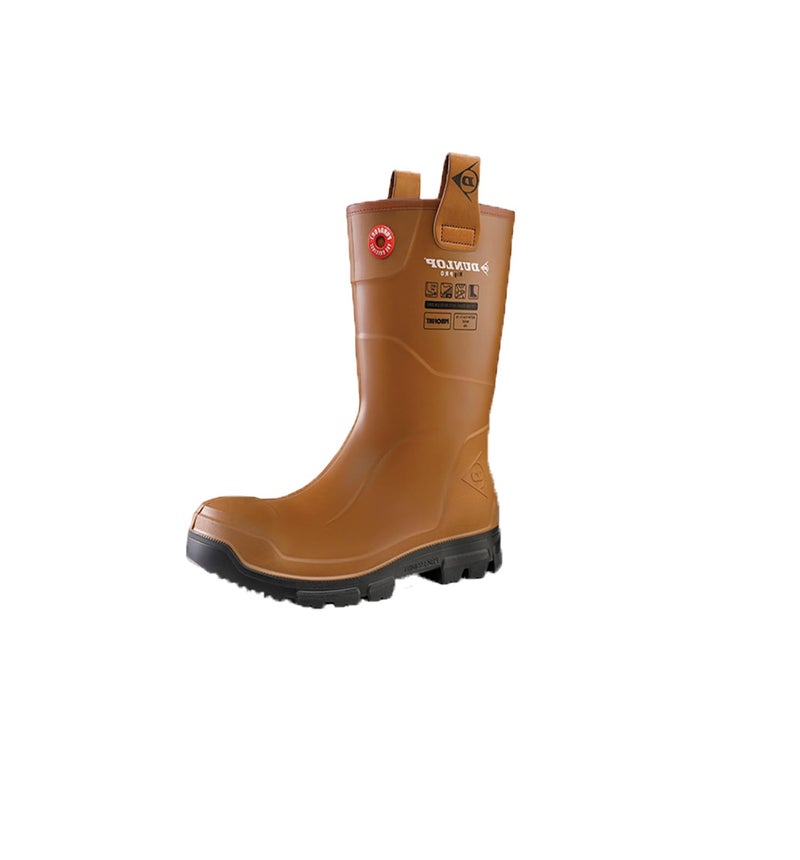 DUNLOP Purofort RigPRO full safety - lightweight Construction boots for Men & Women - Waterproof Safety boots with Steel Toe - Chemical and Slip Resistant with Cold insulation - Size 5-14 - Image 1