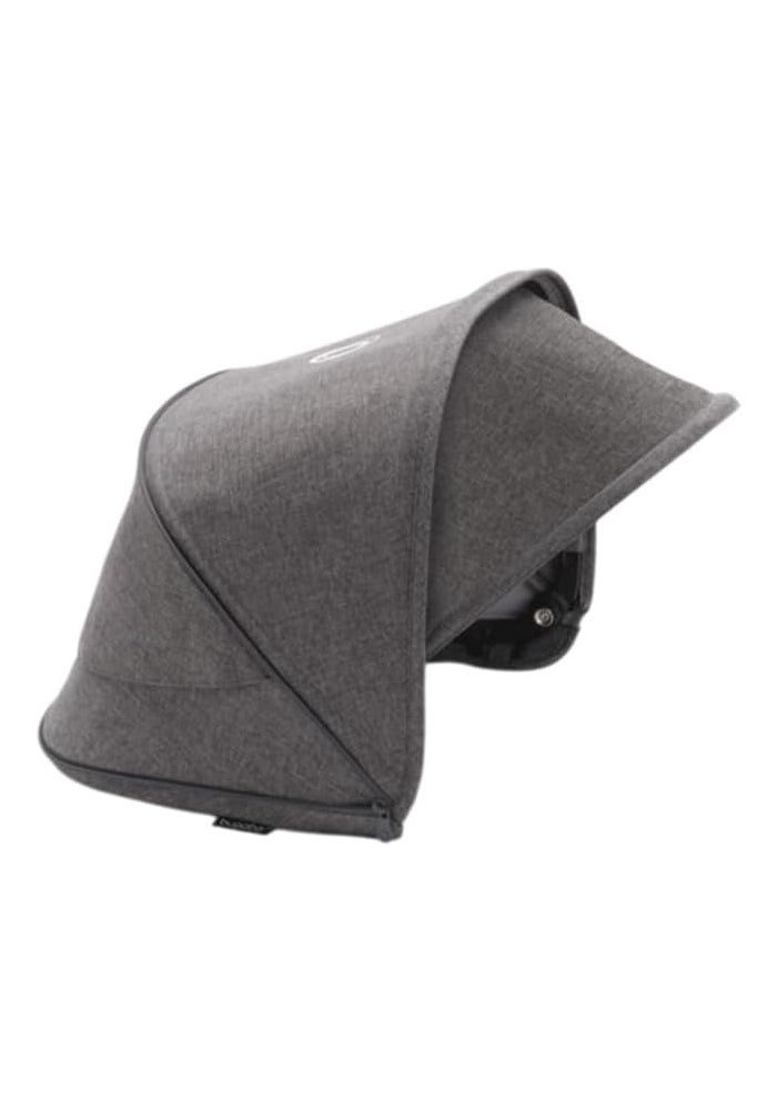 Bugaboo Dragonfly Sun Canopy with UPF 50+ Protection and Peekaboo Panel in Grey Melange