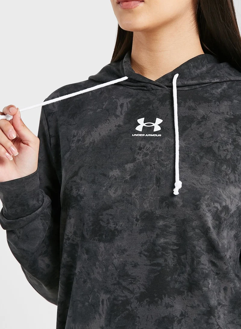 UNDER ARMOUR Rival Terry Print Hoodie