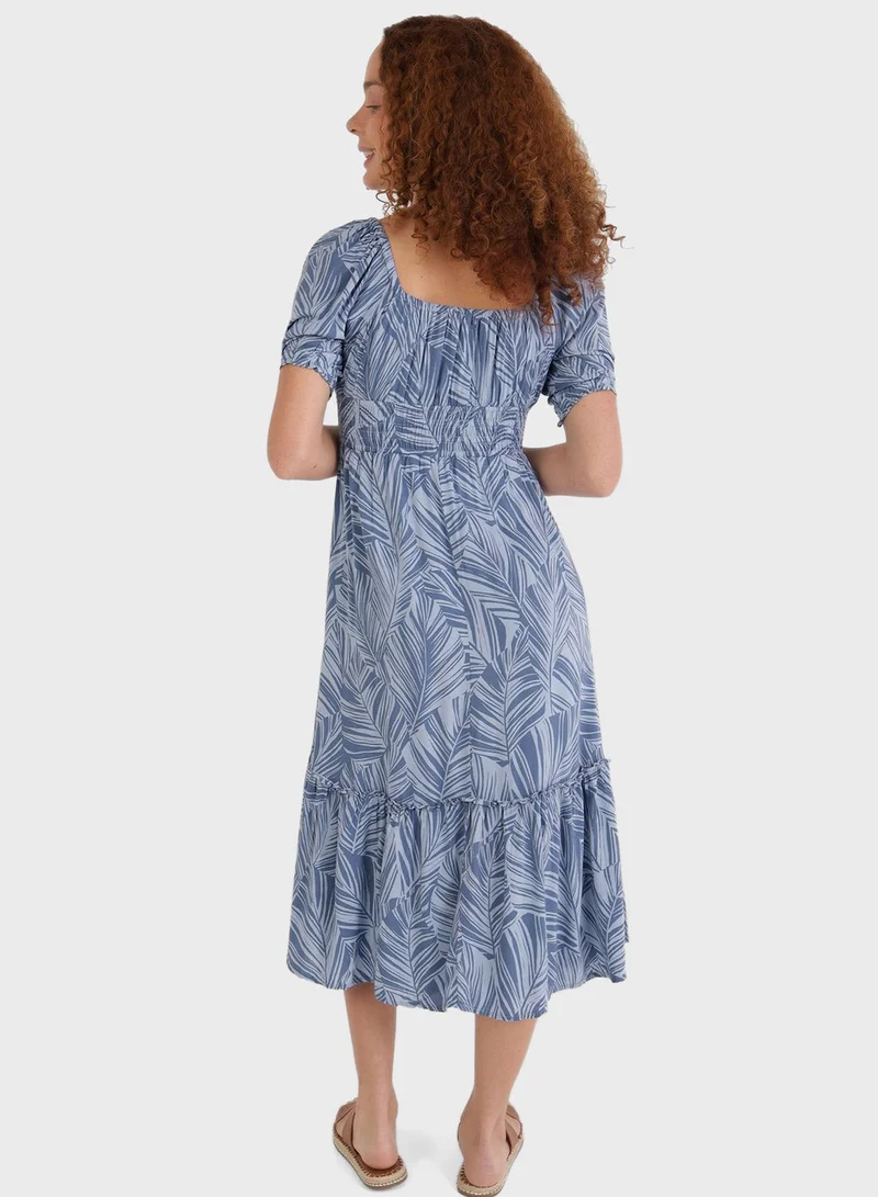 American Eagle Floral Print Midi Dress