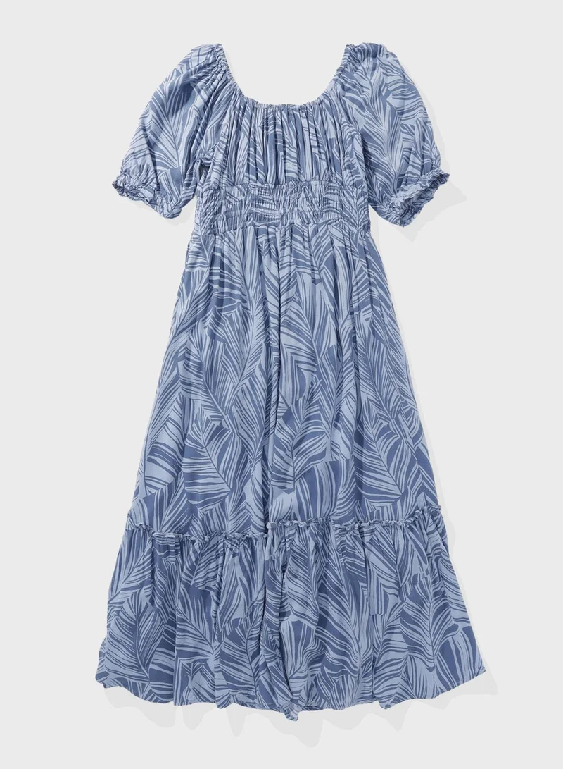 American Eagle Floral Print Midi Dress