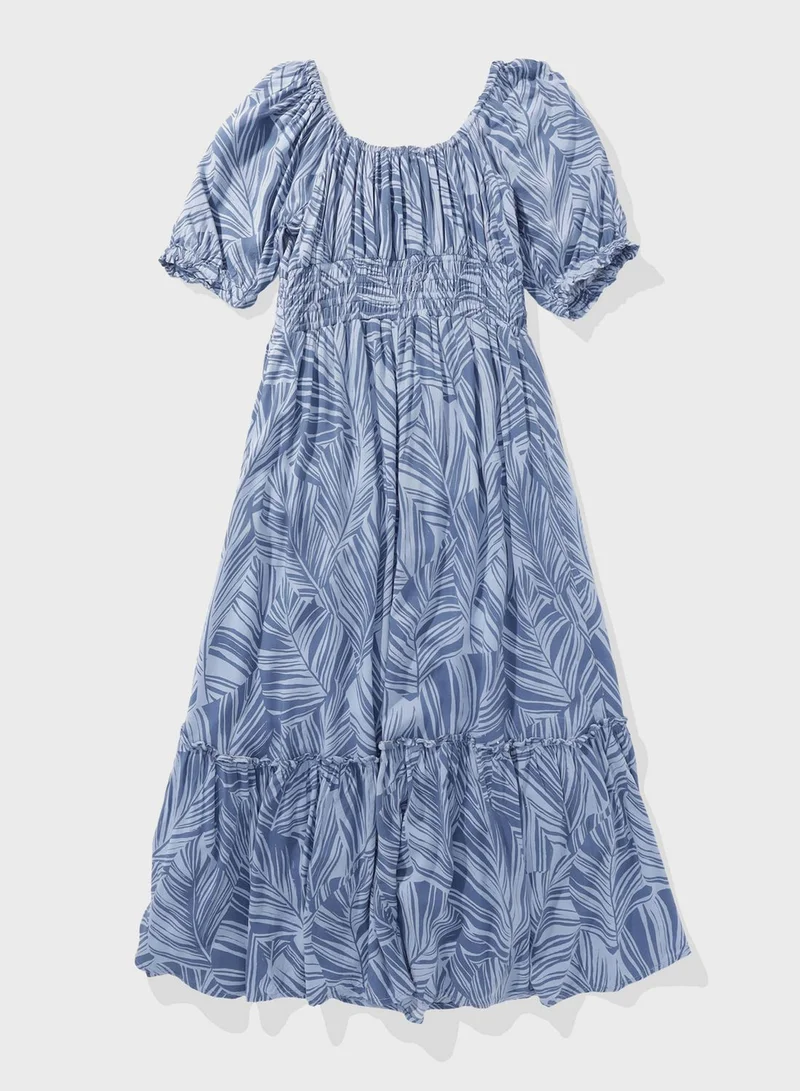 American Eagle Floral Print Midi Dress