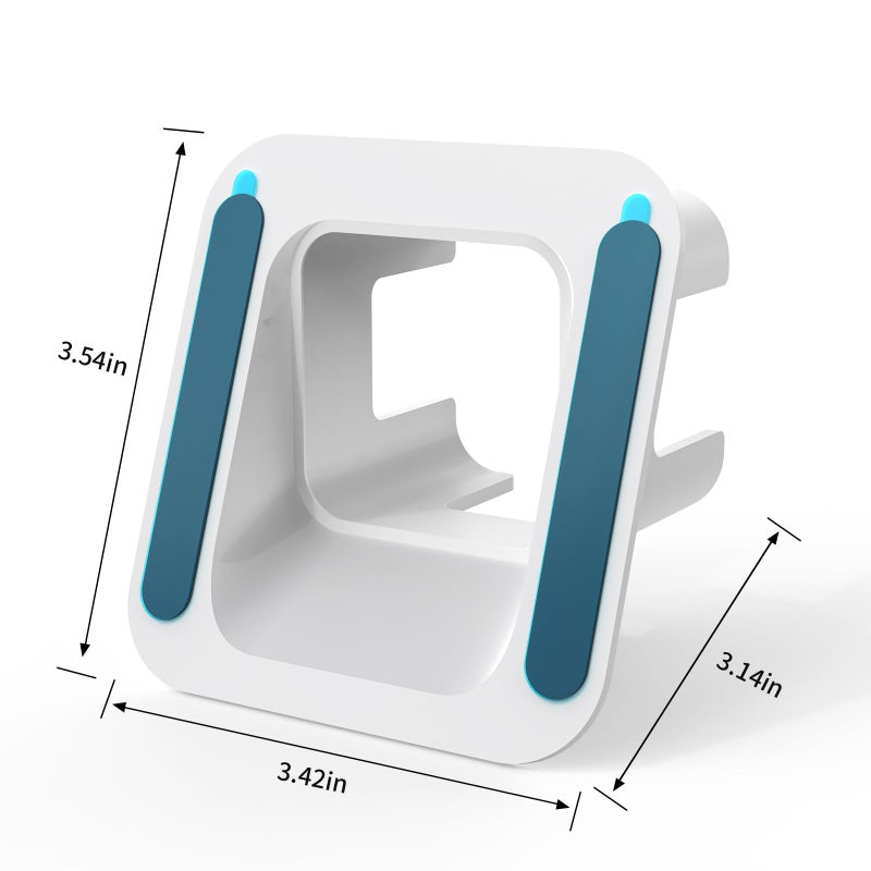 SURVADV Window Mount for Wyze Cam V3/V3 Pro/V4, Adjustable Angle Tilt, No Screws, No Reflections, Self-Adhesive, Damage-Free Installation for Indoor/Outdoor Monitoring, Glass Windows/Door Bracket Holder-White - Image 4