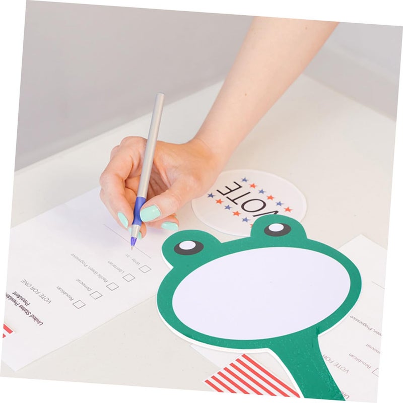 Double Sided Dry Erase Scoreboard Paddle 20x28cm PVC Handheld Marker Board for Sports - Image 5