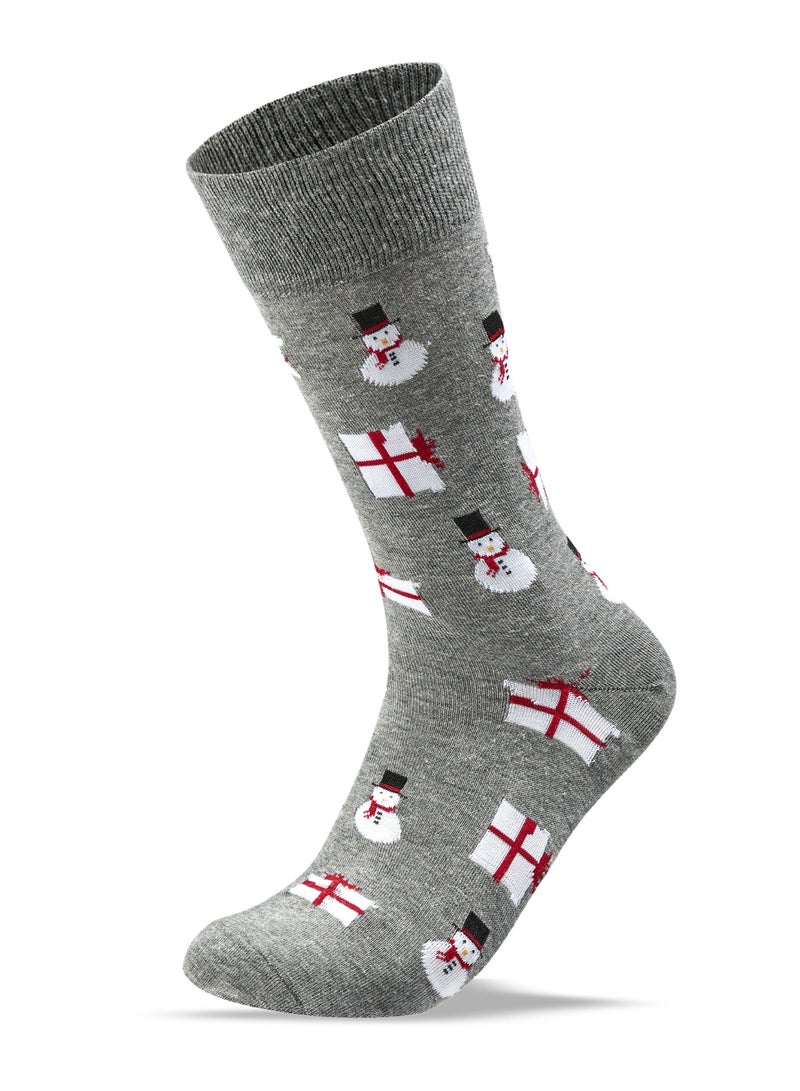 سام سوكس مجموعة من 3 جوارب نسائية بنقشة هدايا كريسماس متعددة الألوان - Image 5