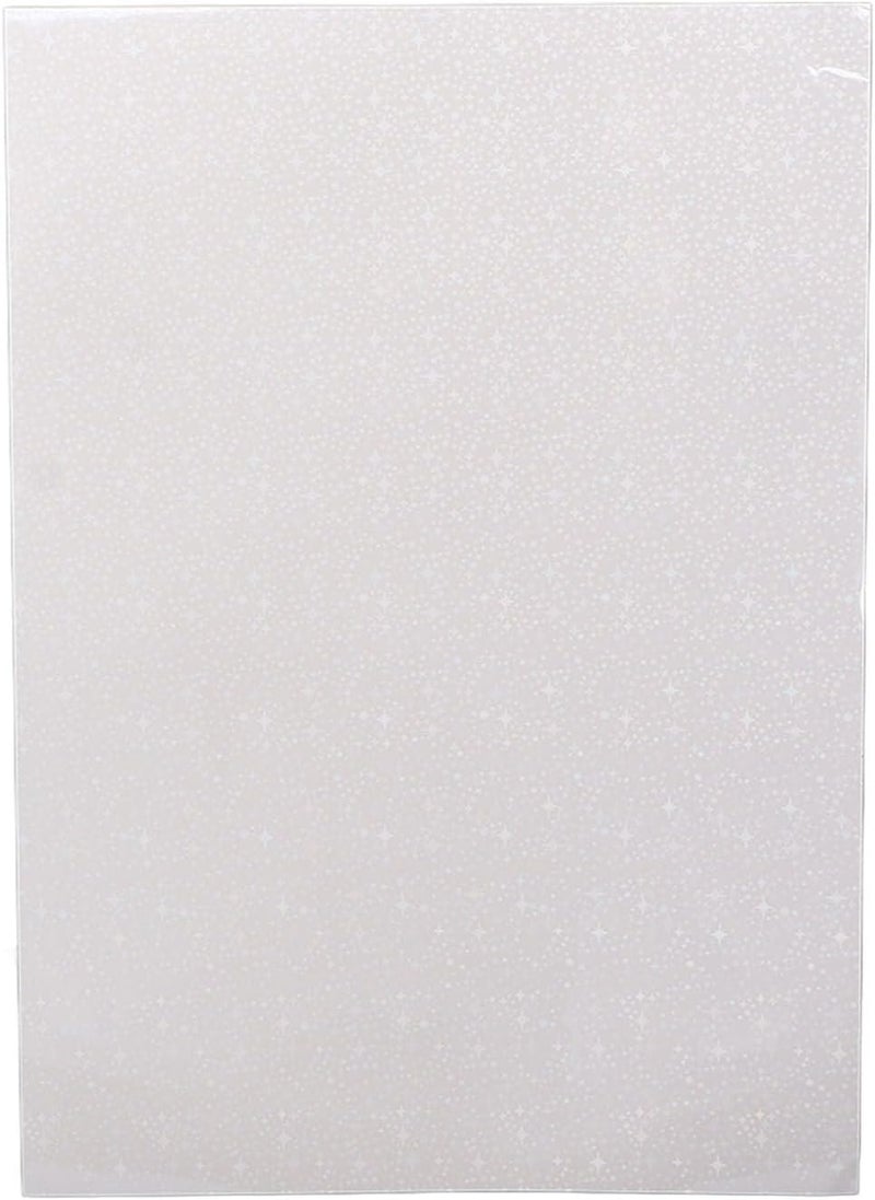 50 Sheets Holographic Cold Laminate Sheet, A4 DIY Laminating Sheets, Scratch BOPP Material, Cuttable for Badge Making, Photo Post Lamination, Graphic Framing (Type 2) - Image 3