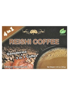 Longreen Longreen, 4 in 1 Reishi Coffee, 10 Sachets, 6.35 oz (180 g)  - Image 1