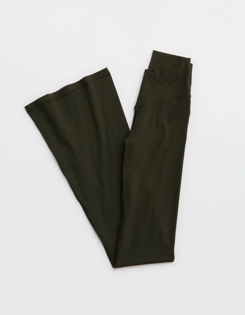 Aerie  OFFLINE By Aerie Real Me High Waisted Crossover Flare Legging for Women | Best Price UAE