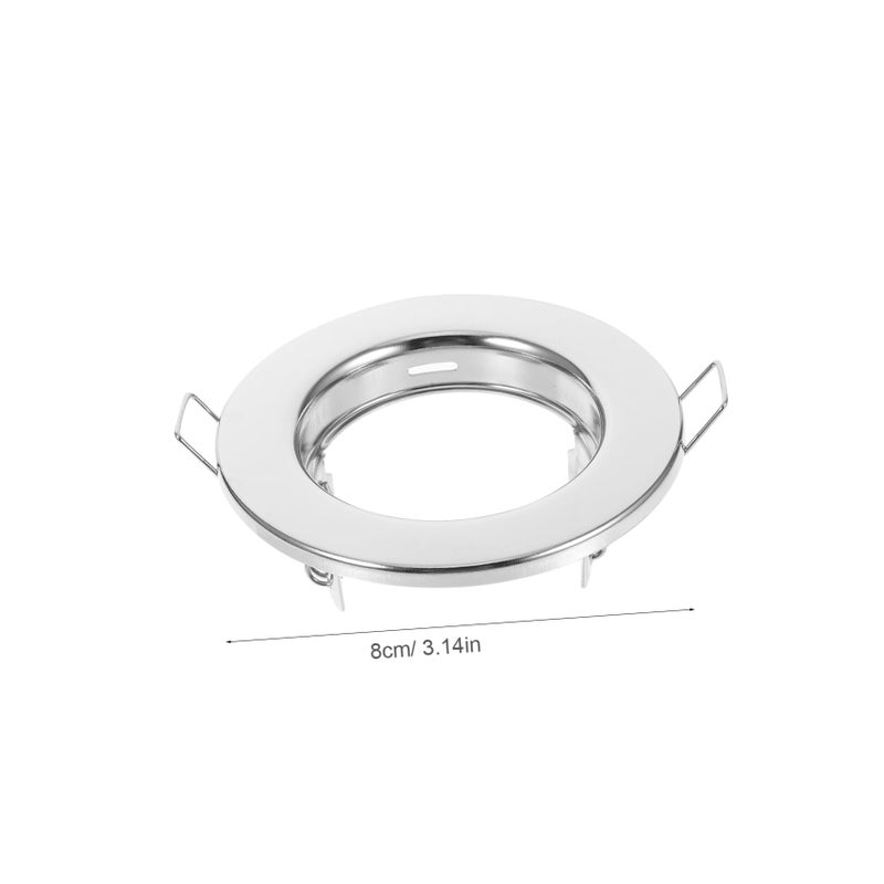 Golden Recessed Light Trim Easy Installation Versatile Iron Housing Home and Office Decor - Image 3