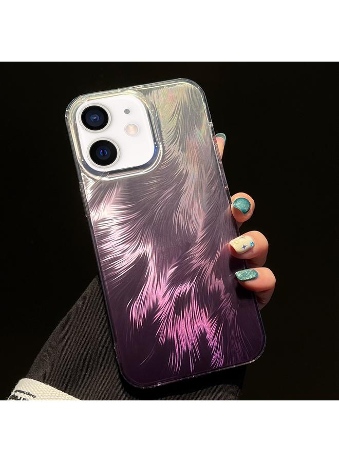 Zaboon Case For iPhone 12 Foxtail Bronzing Laser Gradient Phone Case - Image 1
