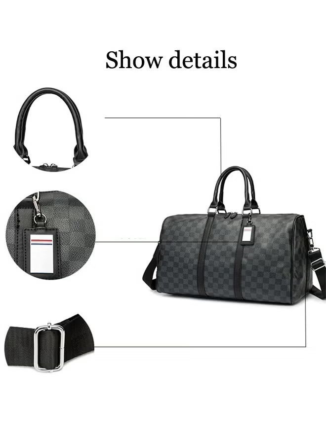 حقائب سفر كبيرة الحجم للرجال والنساء من البولي يوريثان، وحقائب اللياقة البدنية الرياضية، وحقيبة سفر واق من المطر لعطلة نهاية الأسبوع - Image 4