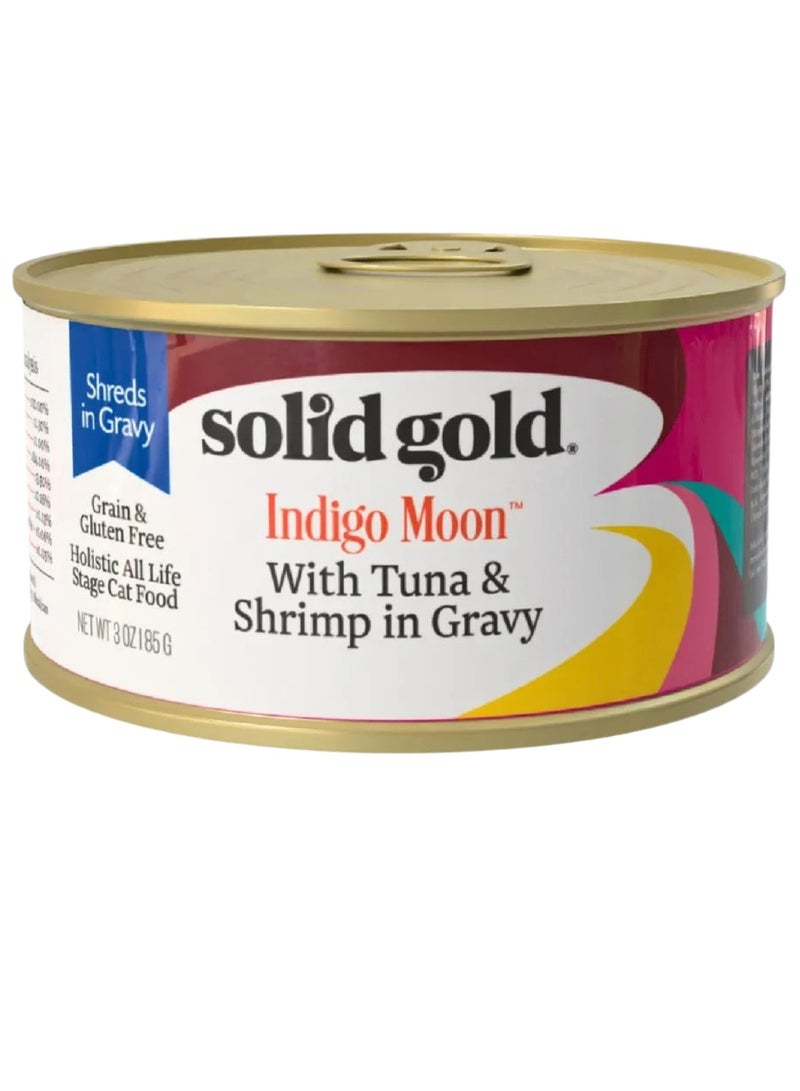 solid gold Cat Wet Food For All Life Stages Tuna & Shrimp Flavor in Gravy - 6x85g - Grain-Free Recipe - Image 2