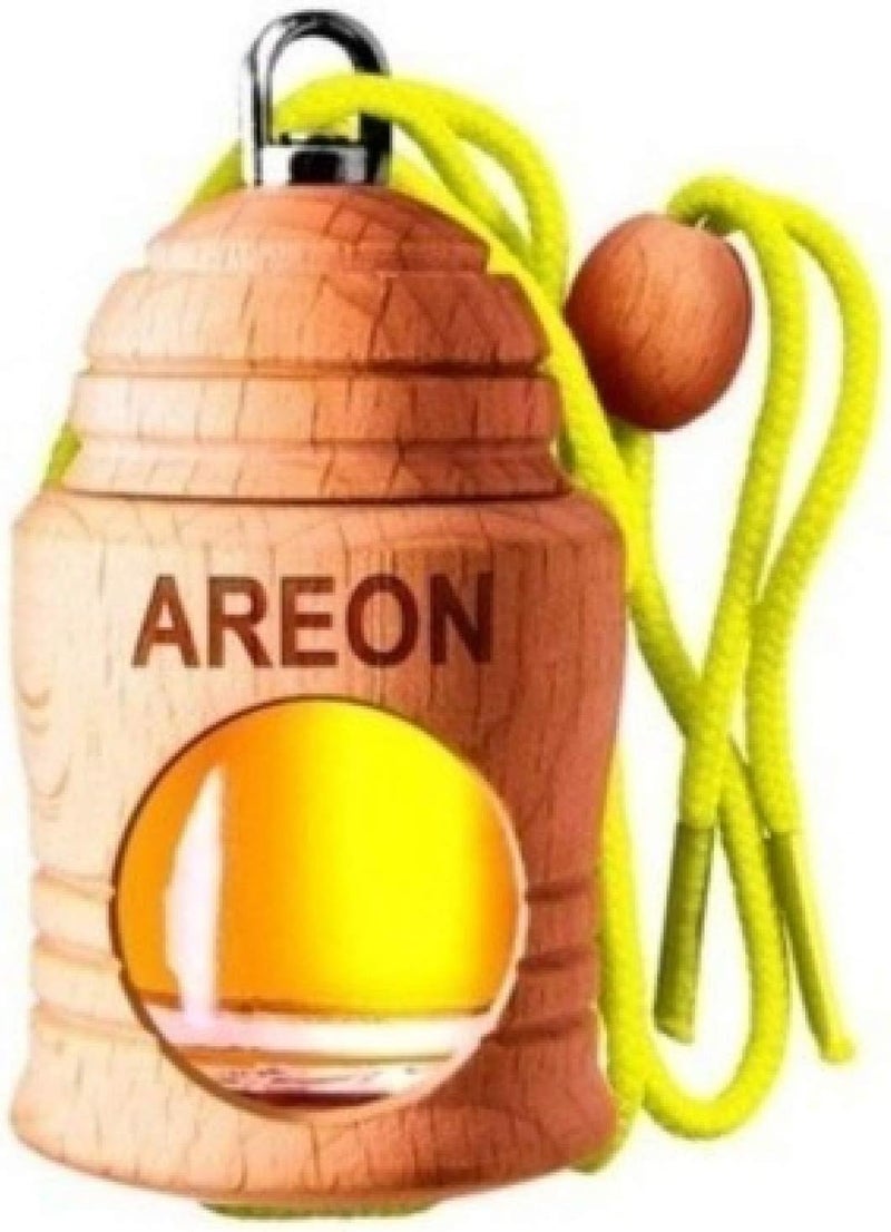 AREON Fresco Car Vanilla Scented Glass Fragrance Bottle Set (Pack of 3) - Image 2