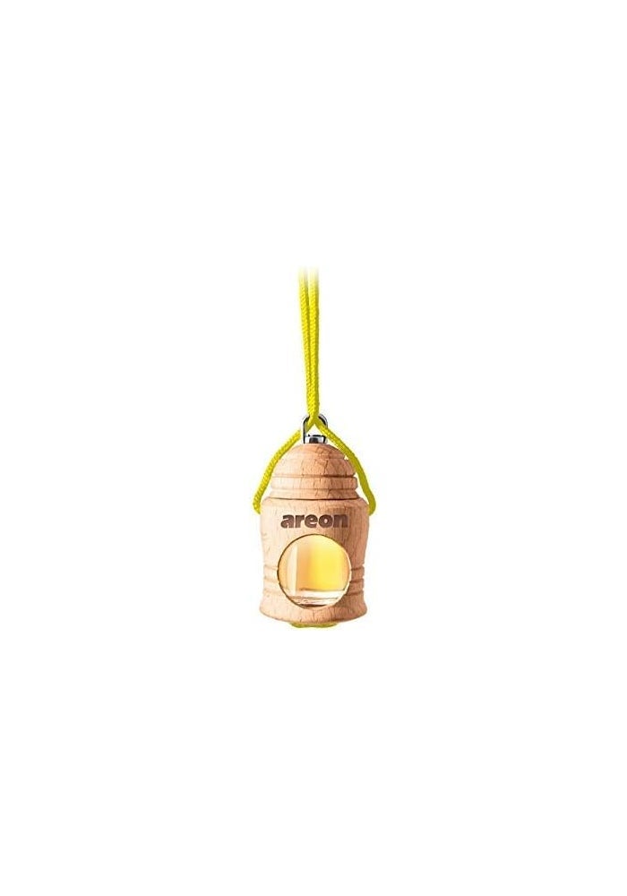 AREON Fresco Car Vanilla Scented Glass Fragrance Bottle Set (Pack of 3) - Image 3
